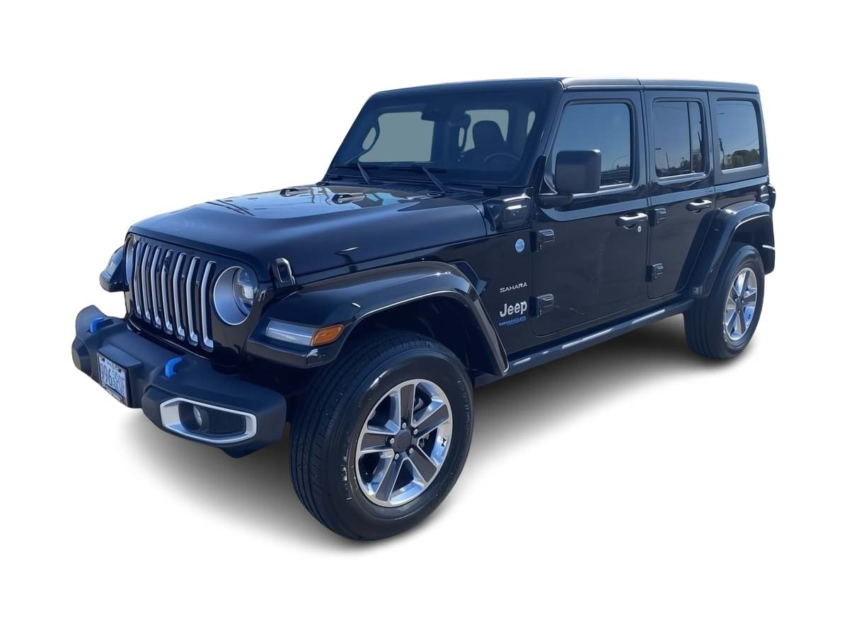 2022 Jeep Wrangler Unlimited Sahara 4xe Hero Image