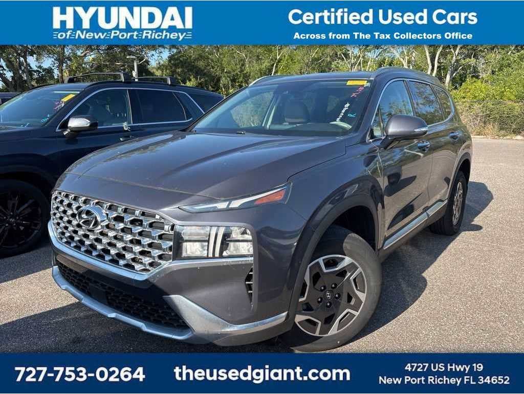 2021 Hyundai Santa Fe Blue