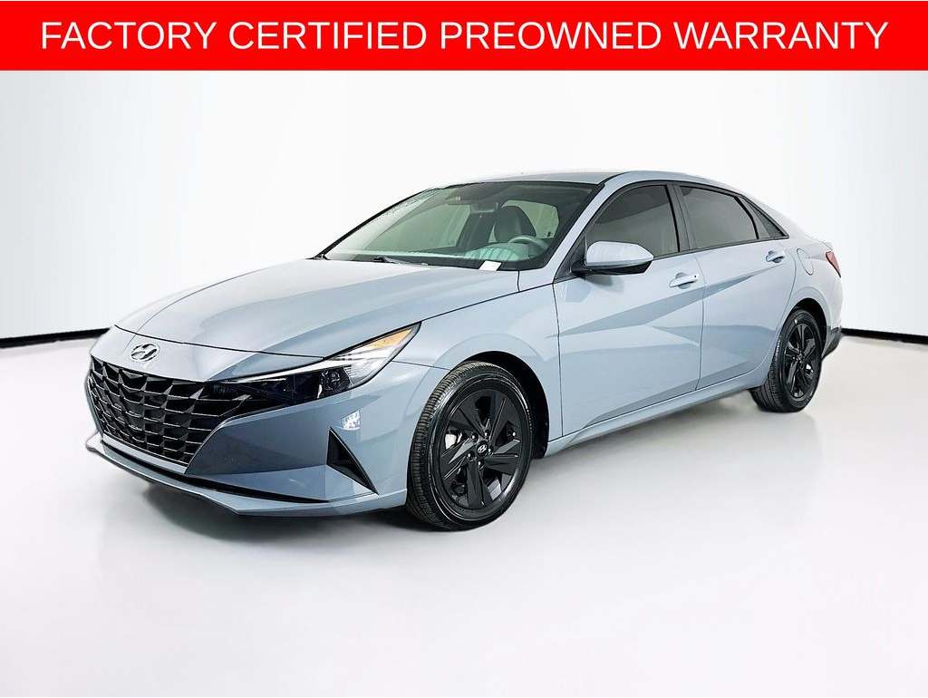 2021 Hyundai Elantra Blue