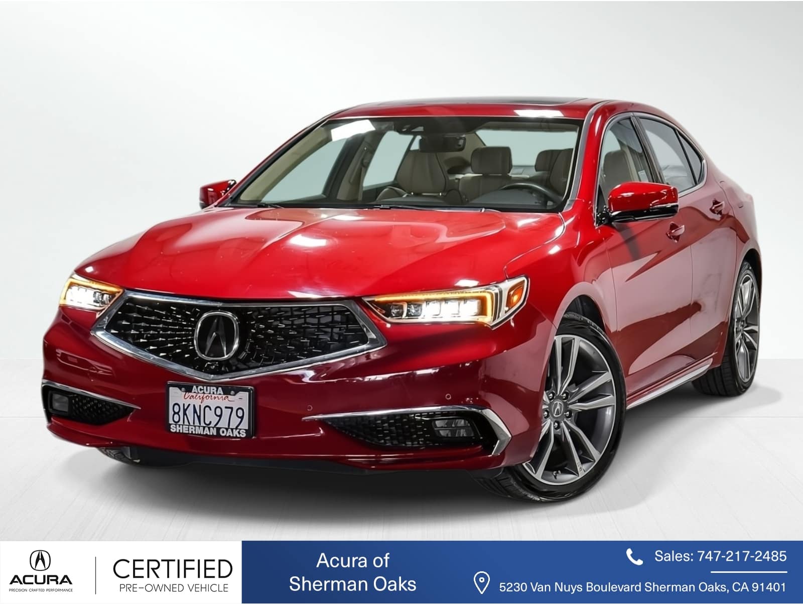 2019 Acura TLX Advance Package