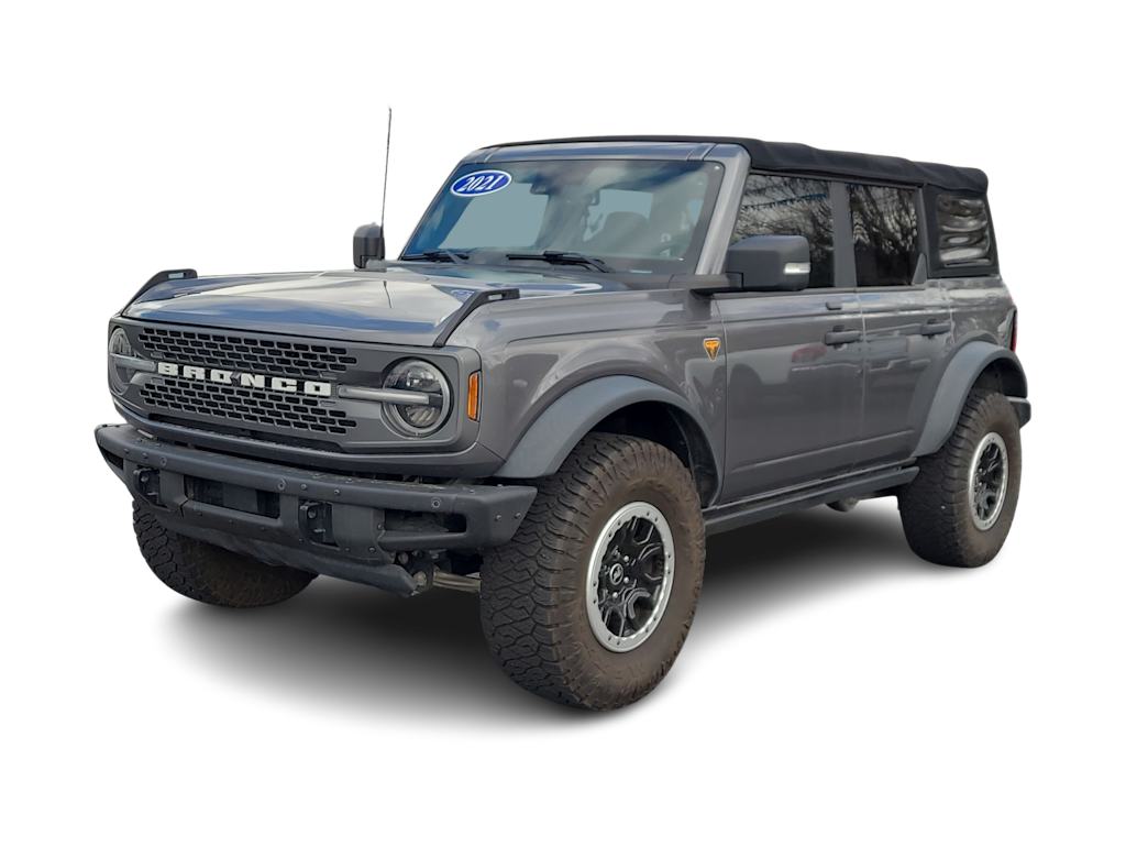 Used 2021 Ford Bronco 4-Door Badlands with VIN 1FMEE5DP9MLA85593 for sale in Casper, WY