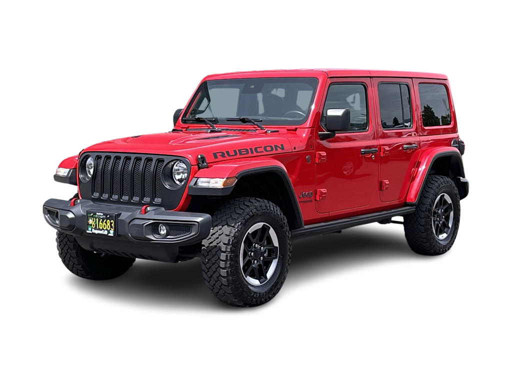 Used 2022 Jeep Wrangler Unlimited Rubicon with VIN 1C4HJXFG3NW160228 for sale in Medford, OR