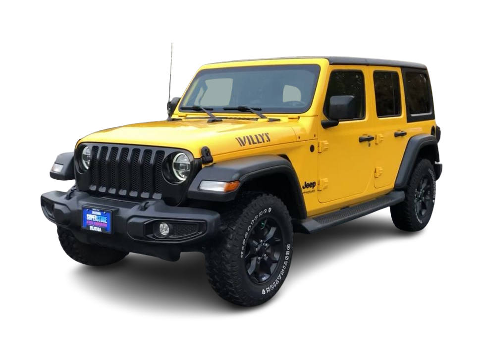 Used 2021 Jeep Wrangler Unlimited Willys with VIN 1C4HJXDN8MW771484 for sale in Medford, OR