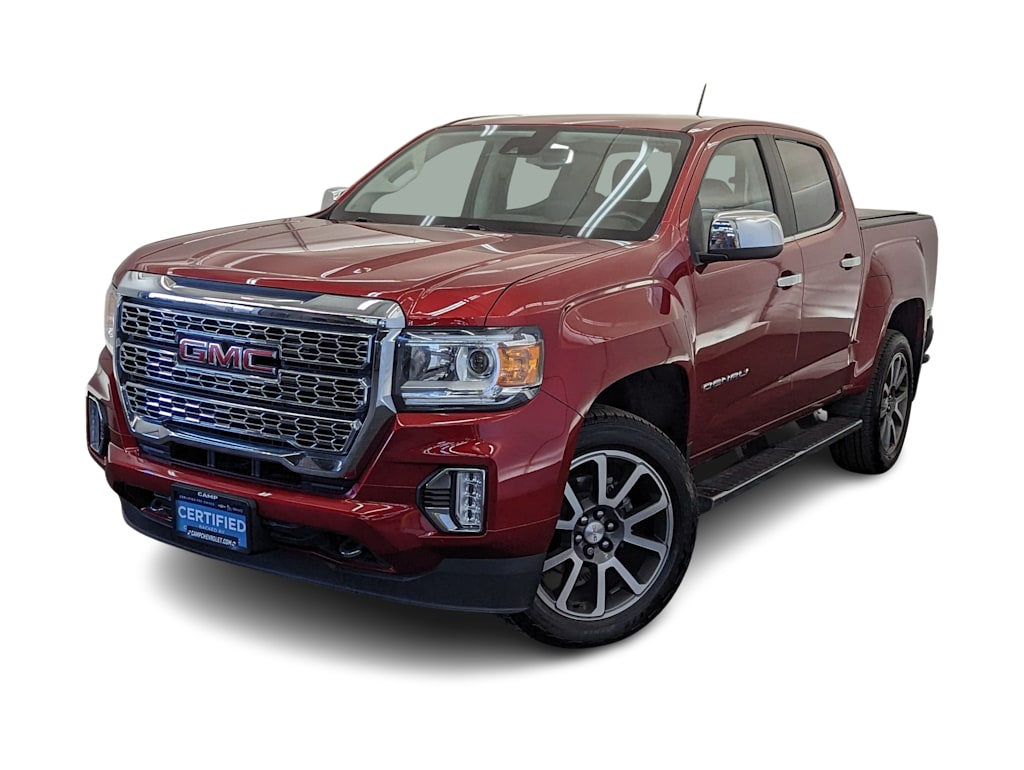 Certified 2022 GMC Canyon Denali with VIN 1GTG6EEN1N1113973 for sale in Casper, WY