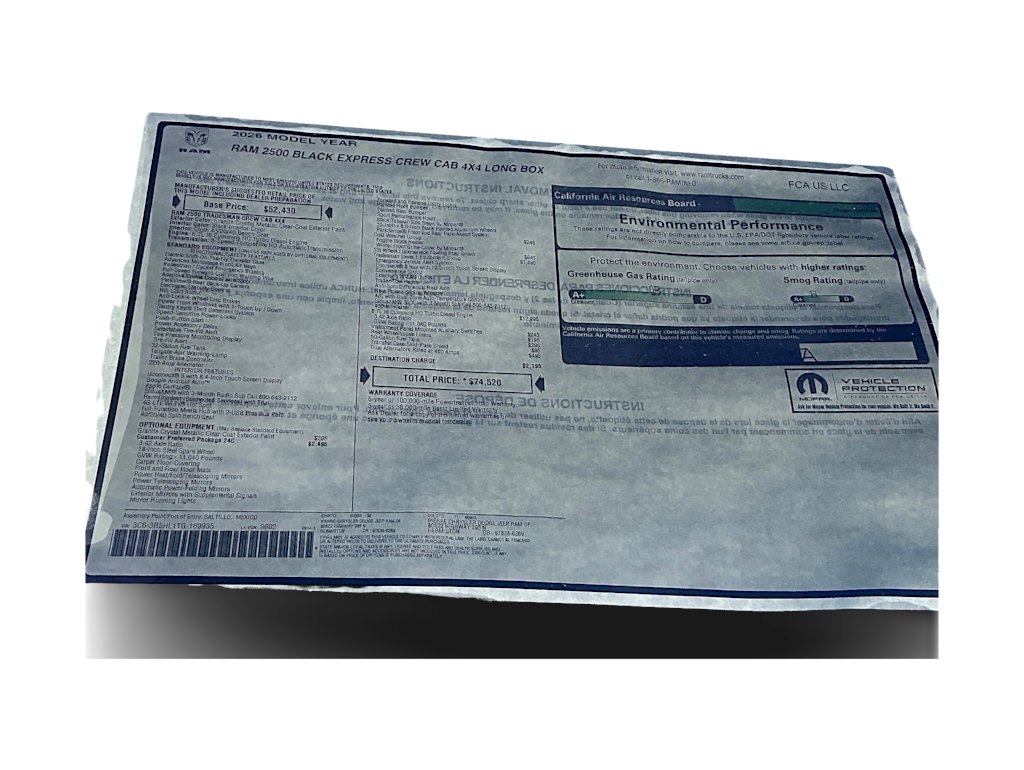 Thumbnail: 2026 RAM 2500 - 17