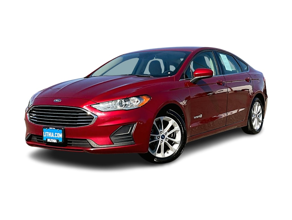 Used 2019 Ford Fusion Hybrid SE with VIN 3FA6P0LU0KR263229 for sale in Hudson, WI