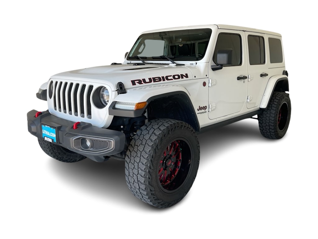 Used 2020 Jeep Wrangler Unlimited Rubicon with VIN 1C4HJXFG3LW107333 for sale in Casper, WY