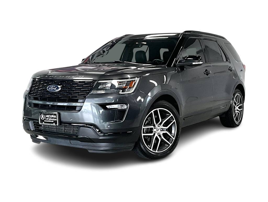 Used 2018 Ford Explorer Sport with VIN 1FM5K8GT2JGB96879 for sale in Casper, WY