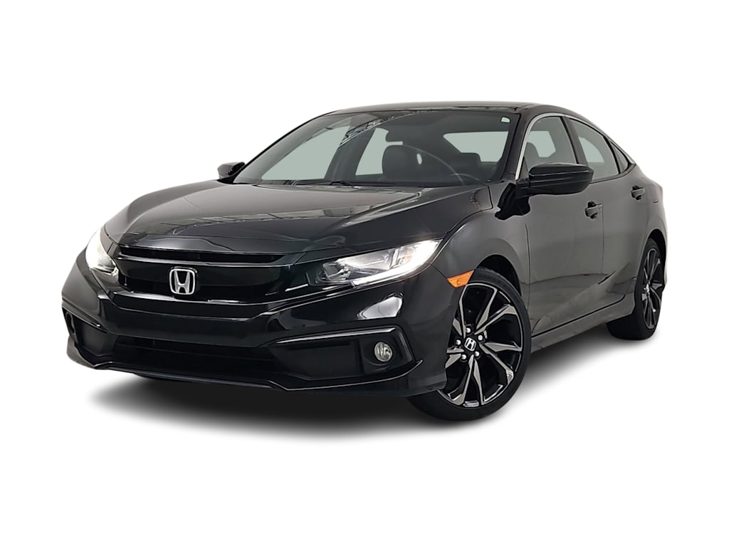 Used 2019 Honda Civic Sport with VIN 19XFC2F82KE045641 for sale in Casper, WY