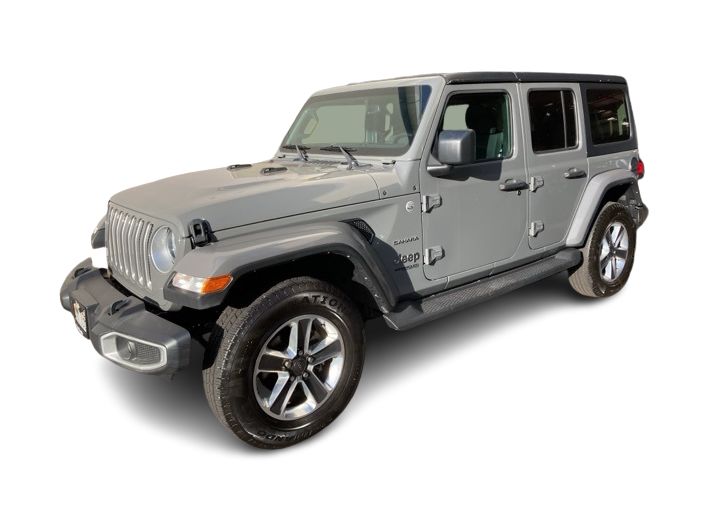 Used 2022 Jeep Wrangler Unlimited Sahara with VIN 1C4HJXEN9NW251066 for sale in Hudson, WI