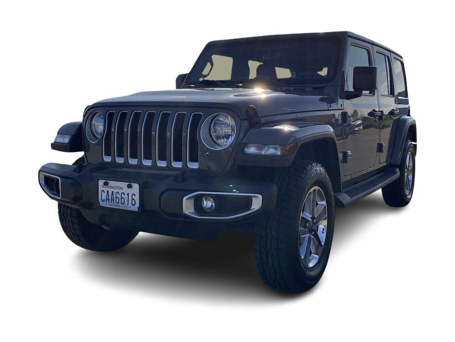 Used 2021 Jeep Wrangler Unlimited Sahara with VIN 1C4HJXEN9MW545100 for sale in Medford, OR