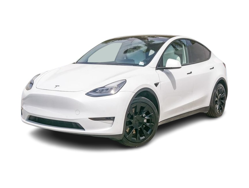 Used 2021 Tesla Model Y Long Range with VIN 5YJYGDEE1MF152161 for sale in West Allis, WI