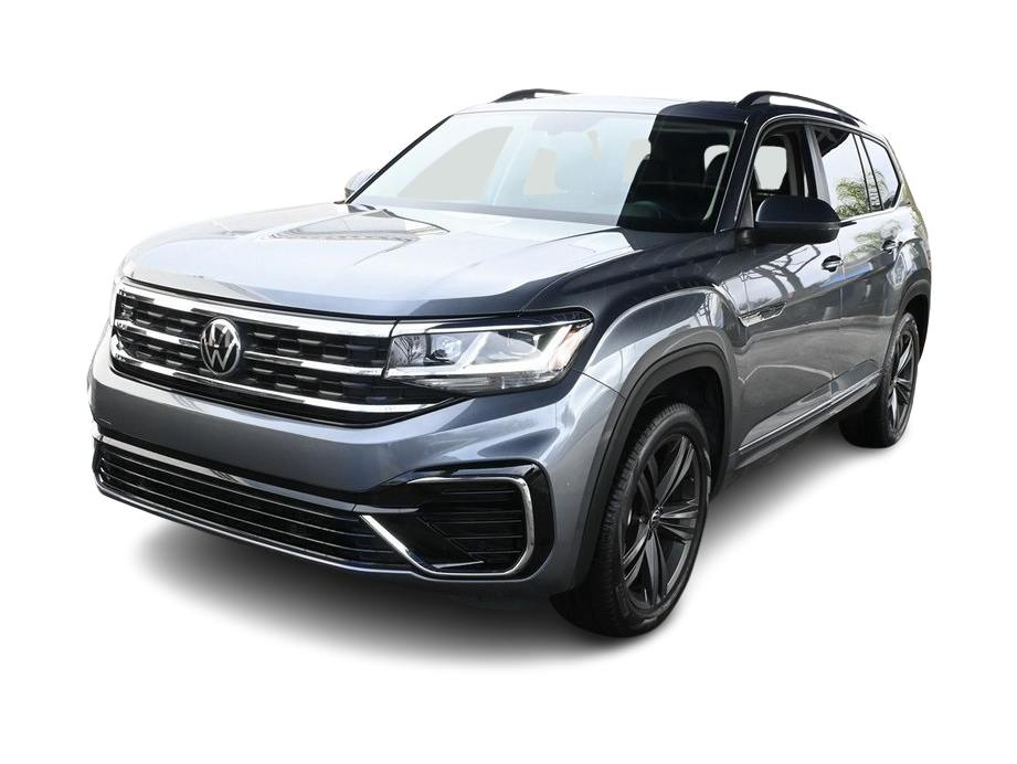 Used 2021 Volkswagen Atlas SE w/Tech R-Line with VIN 1V2PR2CA3MC568105 for sale in Casper, WY