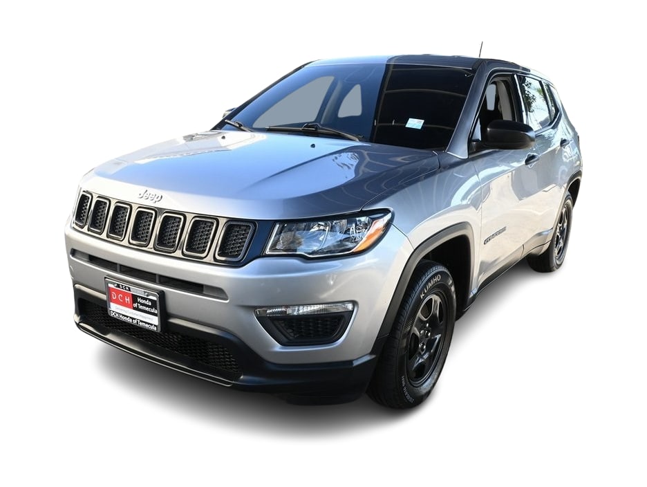 Used 2018 Jeep Compass Sport with VIN 3C4NJCAB6JT211356 for sale in Casper, WY