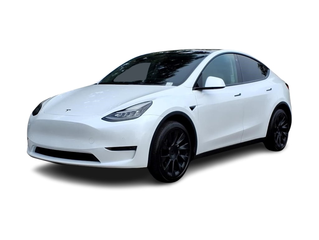 Used 2021 Tesla Model Y Long Range with VIN 5YJYGDEE4MF097432 for sale in Waukesha, WI