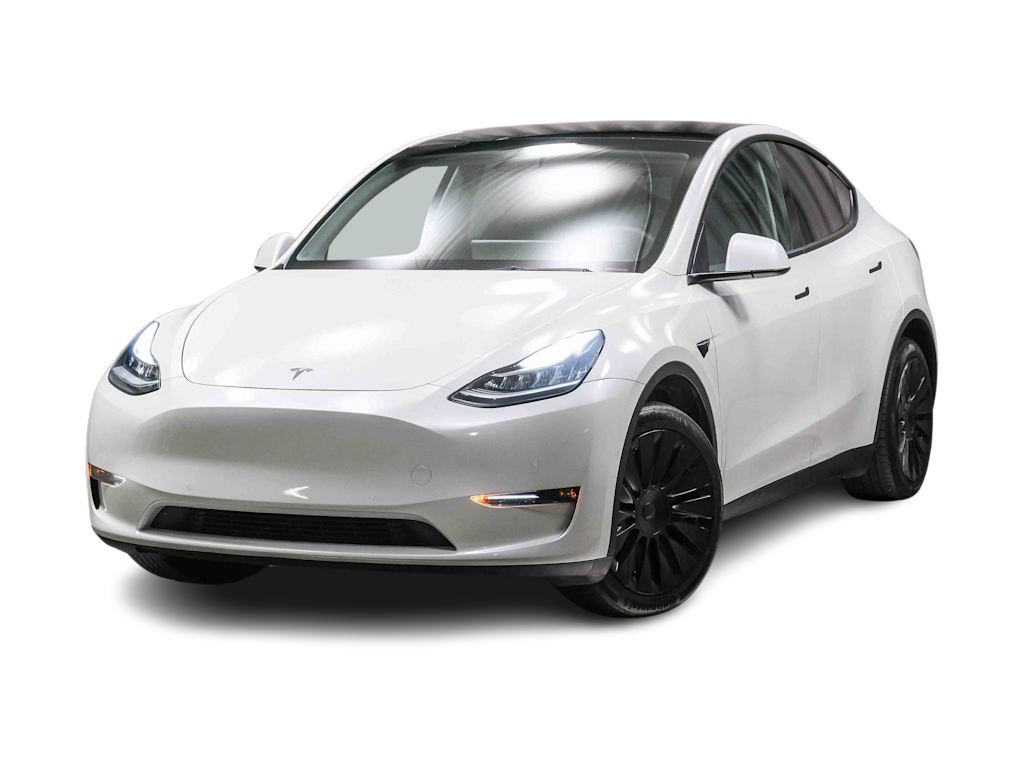 Used 2021 Tesla Model Y Long Range with VIN 5YJYGDEE9MF242822 for sale in Madison, WI