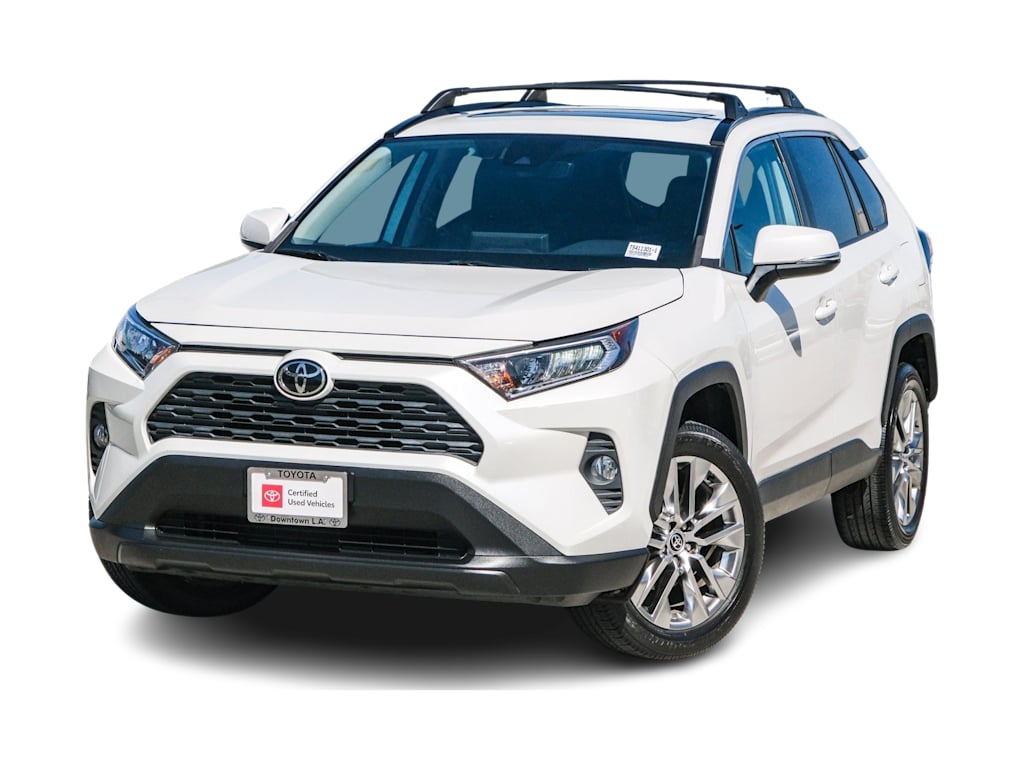 Used 2021 Toyota RAV4 XLE Premium with VIN 2T3A1RFV9MW235619 for sale in Northfield, Minnesota