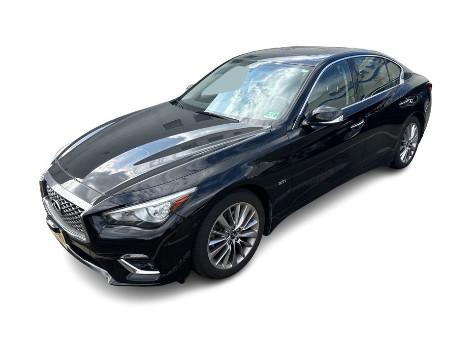 Used 2018 INFINITI Q50 LUXE with VIN JN1EV7AR1JM445647 for sale in Medford, OR