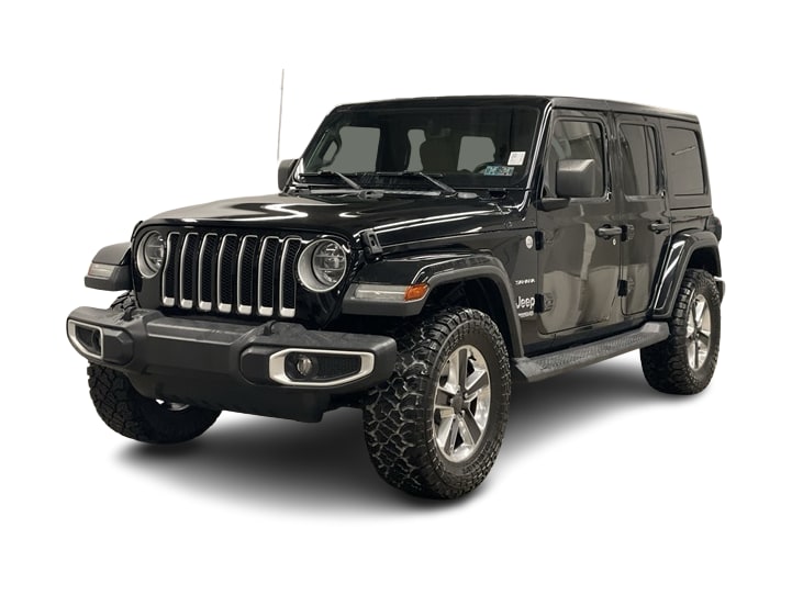 Used 2019 Jeep Wrangler Unlimited Sahara with VIN 1C4HJXEG6KW585214 for sale in Medford, OR