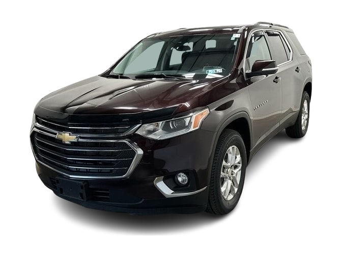 Used 2021 Chevrolet Traverse 1LT with VIN 1GNEVGKW7MJ265474 for sale in Medford, OR