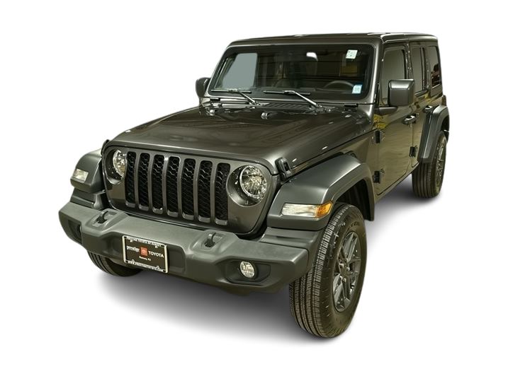 Used 2024 Jeep Wrangler 4-Door Sport S with VIN 1C4PJXDNXRW239303 for sale in Casper, WY