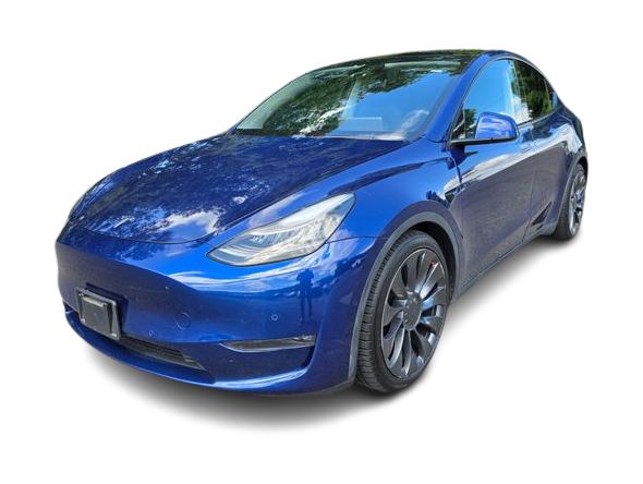 Used 2021 Tesla Model Y Performance with VIN 5YJYGDEF9MF072423 for sale in Madison, WI