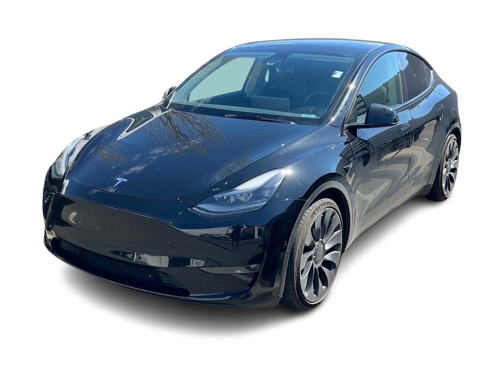 Used 2021 Tesla Model Y Performance with VIN 5YJYGDEF8MF140887 for sale in Hudson, WI