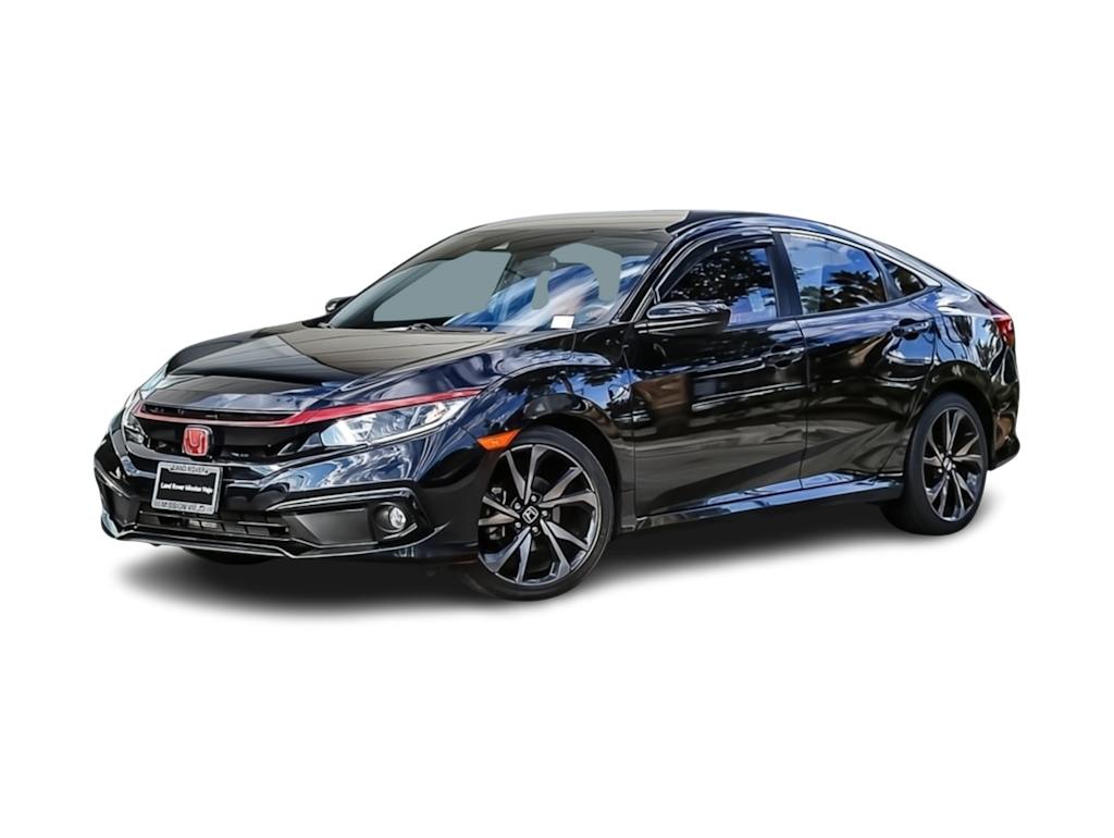 Used 2019 Honda Civic Sport with VIN 2HGFC2F81KH515664 for sale in Casper, WY