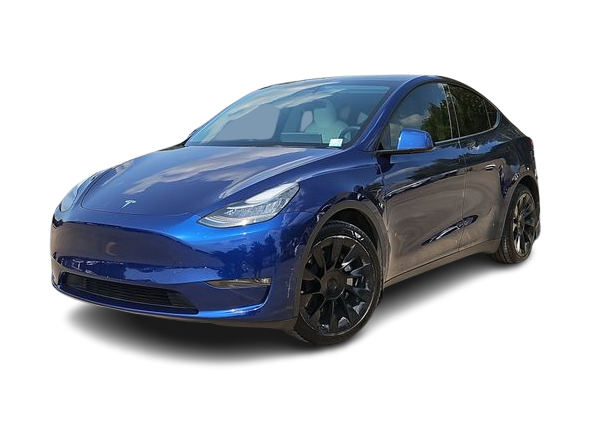 Used 2021 Tesla Model Y Long Range with VIN 5YJYGDEE3MF187607 for sale in Waukesha, WI