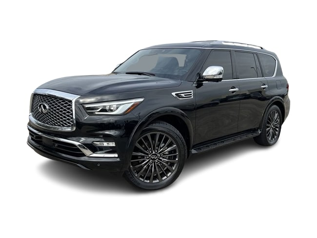 Certified 2024 INFINITI QX80 Sensory 4WD with VIN JN8AZ2BE8R9327600 for sale in Medford, OR