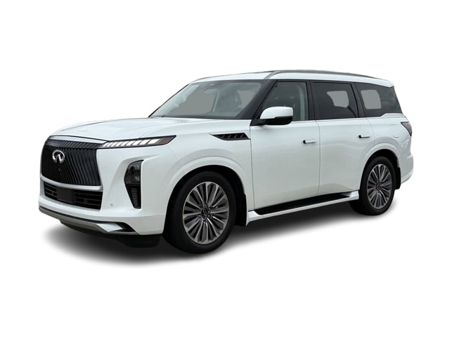 Certified 2025 INFINITI QX80 Sensory 4WD with VIN JN8AZ3DE2S9700106 for sale in Casper, WY