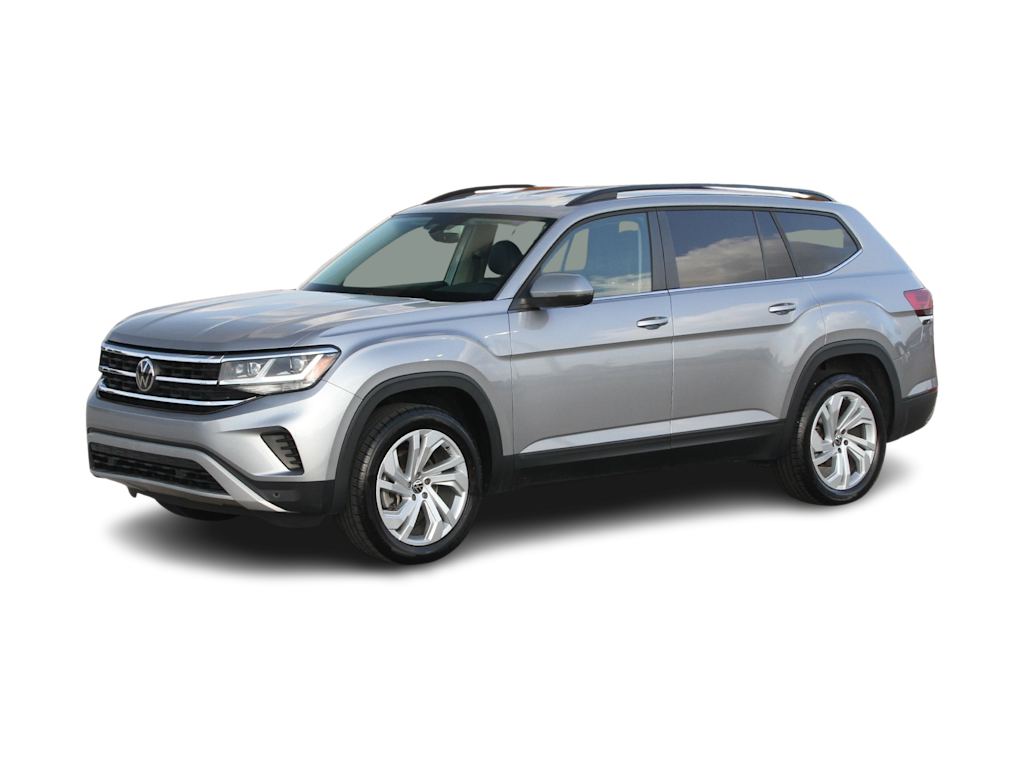 Used 2021 Volkswagen Atlas SE w/Tech with VIN 1V2WP2CA2MC537073 for sale in Casper, WY