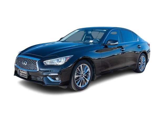 Certified 2023 INFINITI Q50 LUXE with VIN JN1EV7BPXPM511179 for sale in Medford, OR