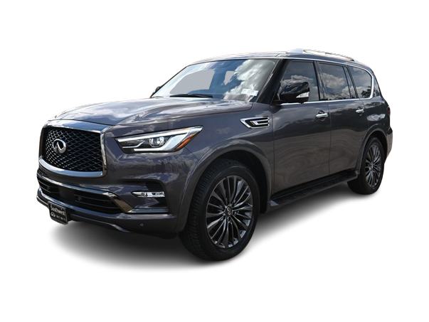 Certified 2023 INFINITI QX80 Luxe with VIN JN8AZ2AE7P9301875 for sale in Medford, OR