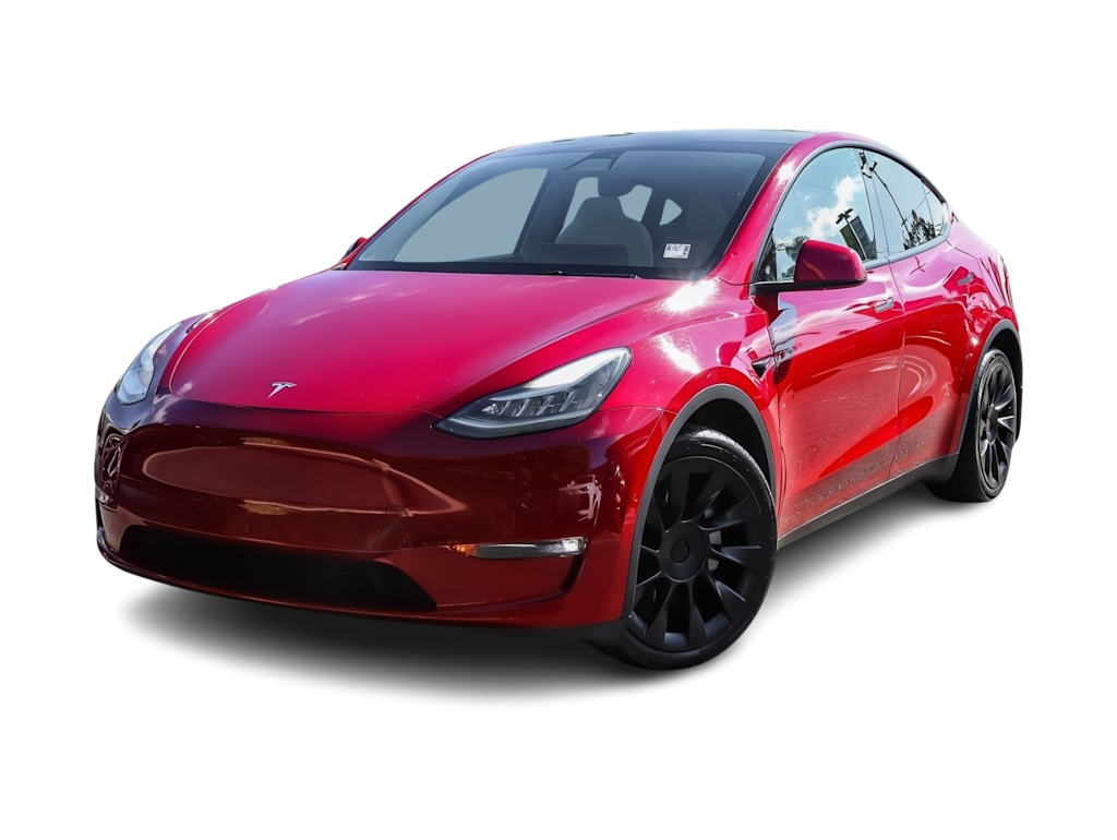 Used 2021 Tesla Model Y Long Range with VIN 5YJYGDEEXMF144494 for sale in West Allis, WI