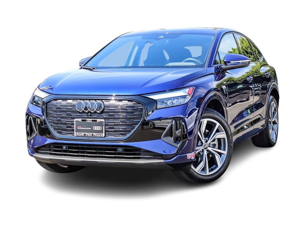 Certified 2023 Audi Q4 Sportback e-tron Premium Plus with VIN WA132BFZ5PP029563 for sale in Madison, WI