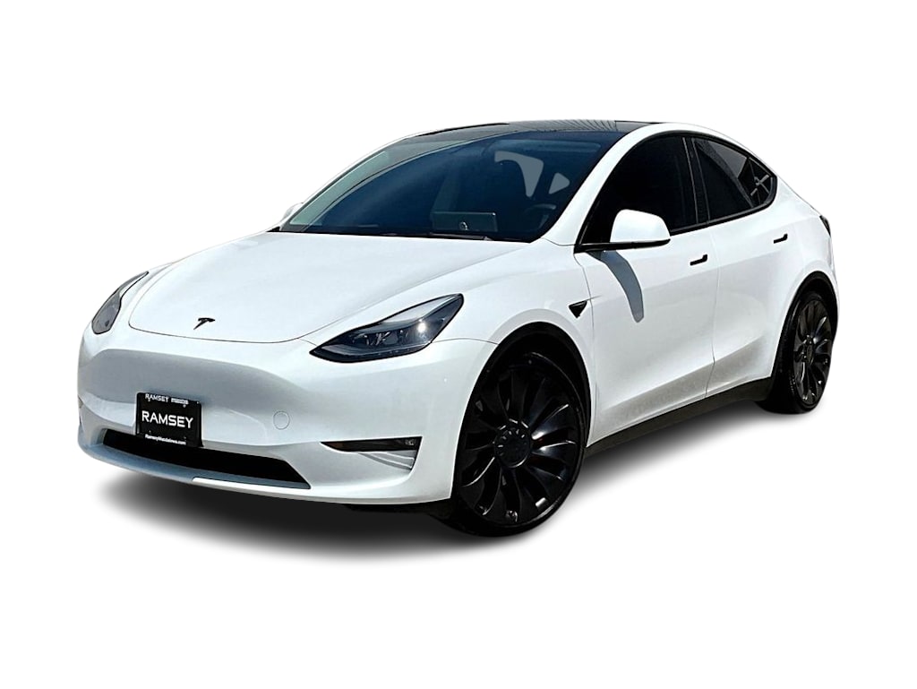 Certified 2023 Tesla Model Y Performance with VIN 7SAYGDEF2PF617143 for sale in West Allis, WI