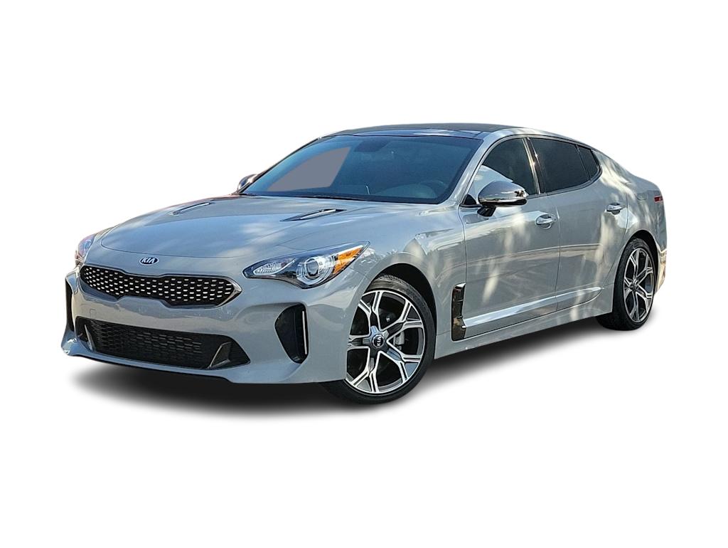 Used 2021 Kia Stinger GT-Line with VIN KNAE15LA2M6093768 for sale in Casper, WY