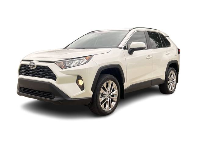 Used 2021 Toyota RAV4 XLE Premium with VIN 2T3A1RFVXMW189136 for sale in Casper, WY