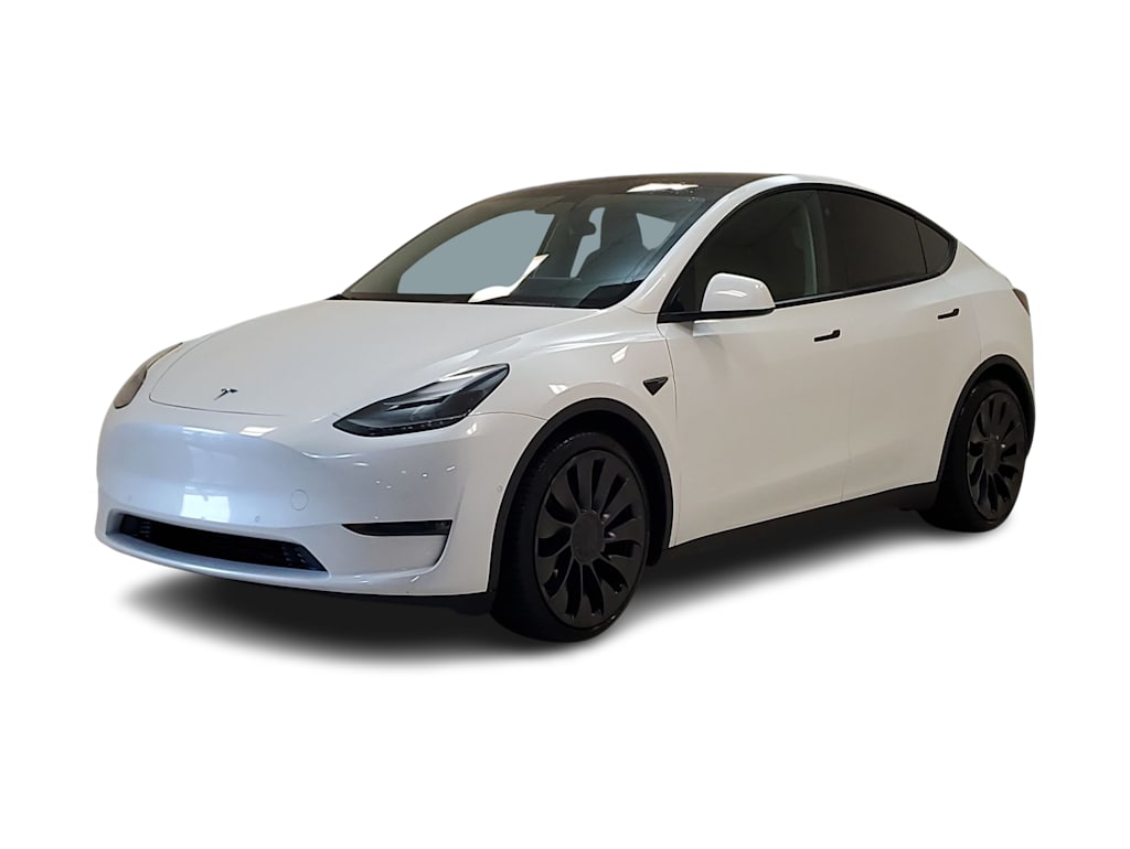 Used 2021 Tesla Model Y Performance with VIN 5YJYGDEF2MF277050 for sale in West Allis, WI