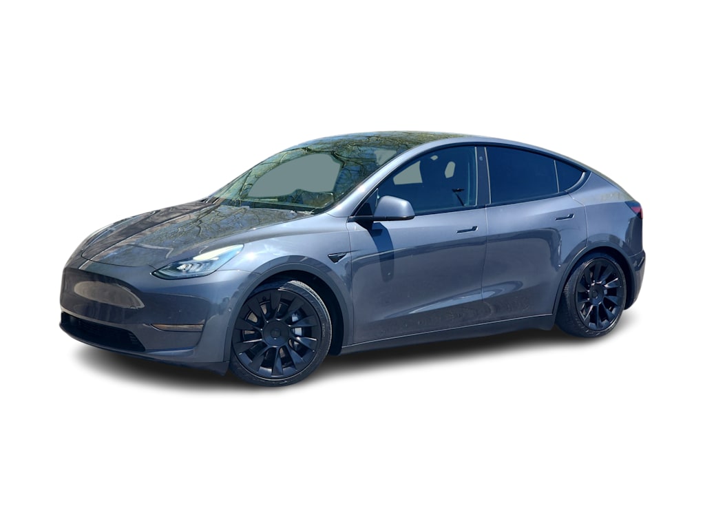 Used 2021 Tesla Model Y Long Range with VIN 5YJYGDEE7MF079619 for sale in Waukesha, WI