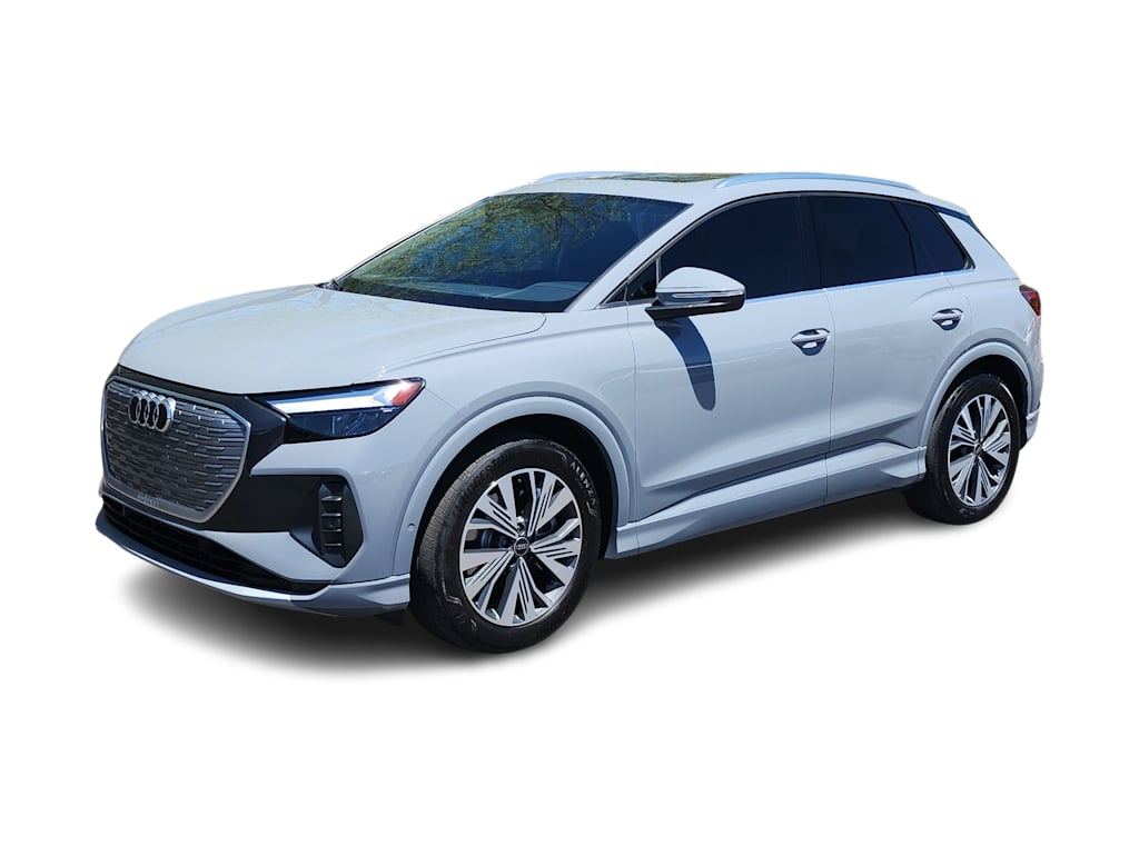 Used 2023 Audi Q4 e-tron Premium Plus with VIN WA1BCBFZ4PP021947 for sale in Waukesha, WI