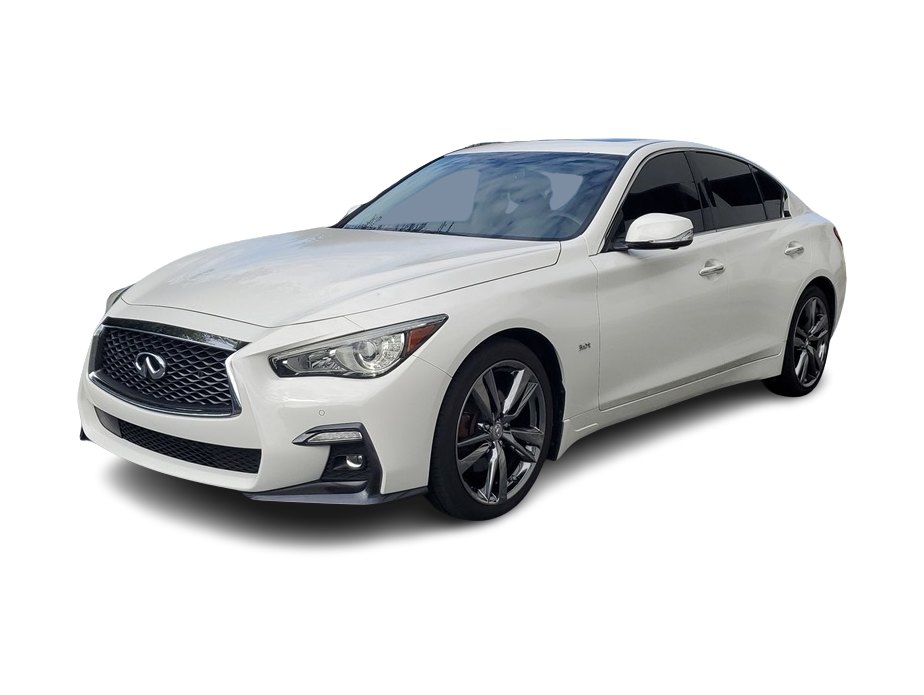 Used 2019 INFINITI Q50 Signature Edition with VIN JN1EV7AP7KM541153 for sale in Medford, OR