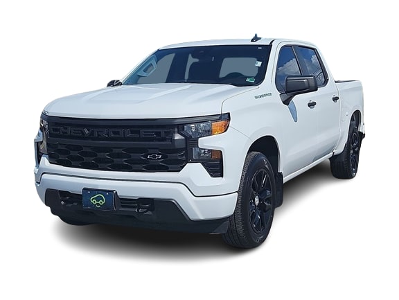 Certified 2023 Chevrolet Silverado 1500 Custom with VIN 1GCPABEK1PZ109610 for sale in Casper, WY