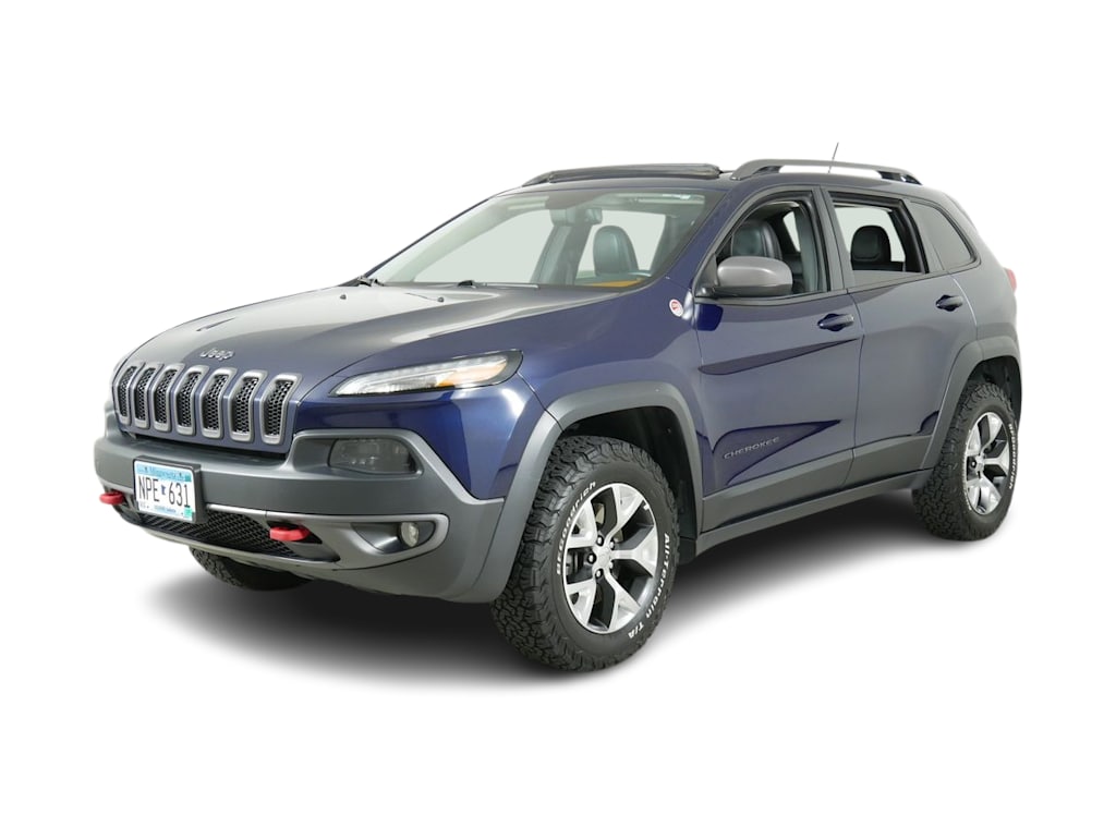 Used 2015 Jeep Cherokee Trailhawk with VIN 1C4PJMBS0FW520805 for sale in Wayzata, Minnesota