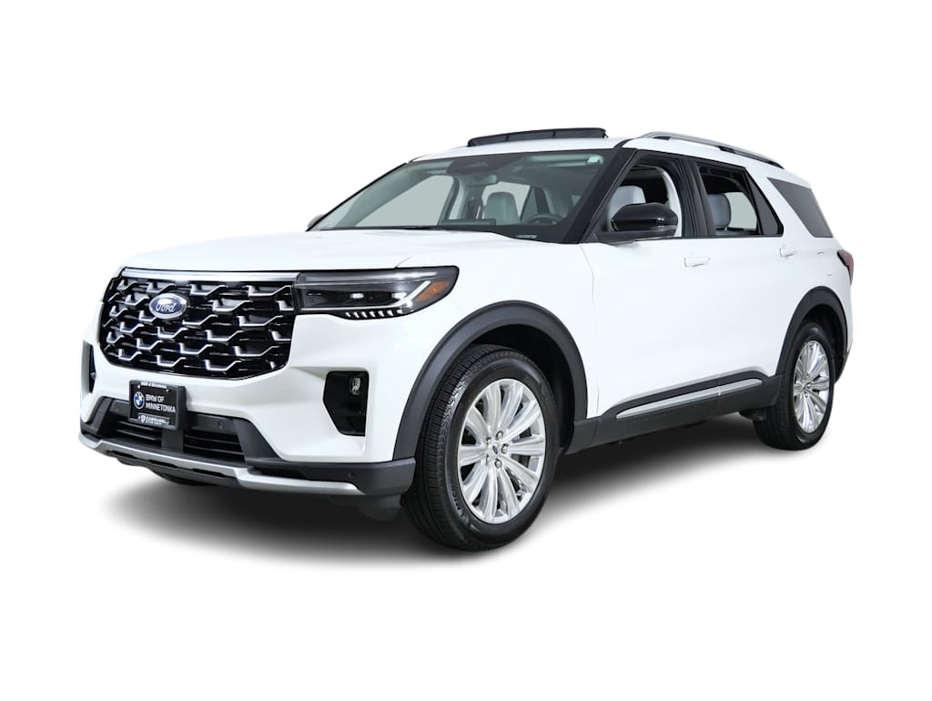 Used 2025 Ford Explorer Platinum with VIN 1FMUK8HH4SGA69641 for sale in Maplewood, Minnesota