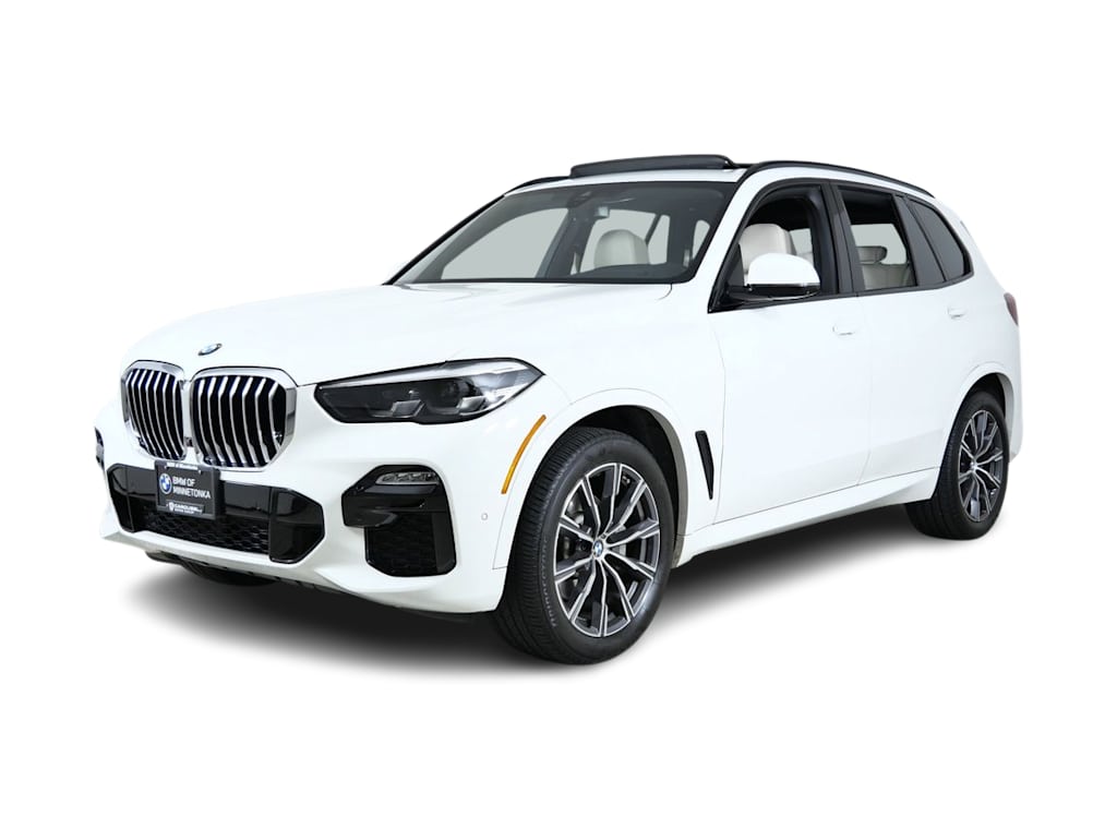 Used 2021 BMW X5 40i with VIN 5UXCR6C01M9E43875 for sale in Maplewood, Minnesota