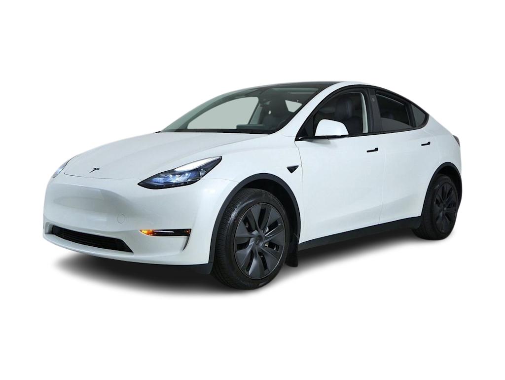 Used 2025 Tesla Model Y Long Range with VIN 7SAYGDEEXSF288868 for sale in Coon Rapids, Minnesota