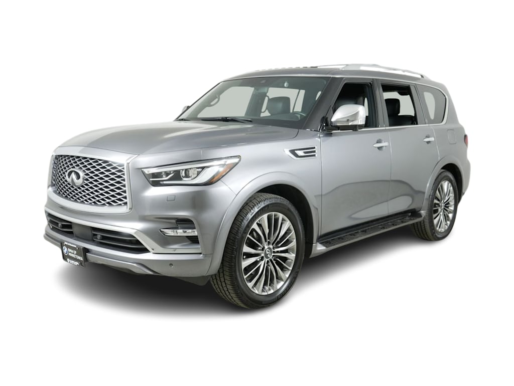 Used 2021 INFINITI QX80 Sensory 4WD with VIN JN8AZ2BE5M9272967 for sale in Wayzata, Minnesota