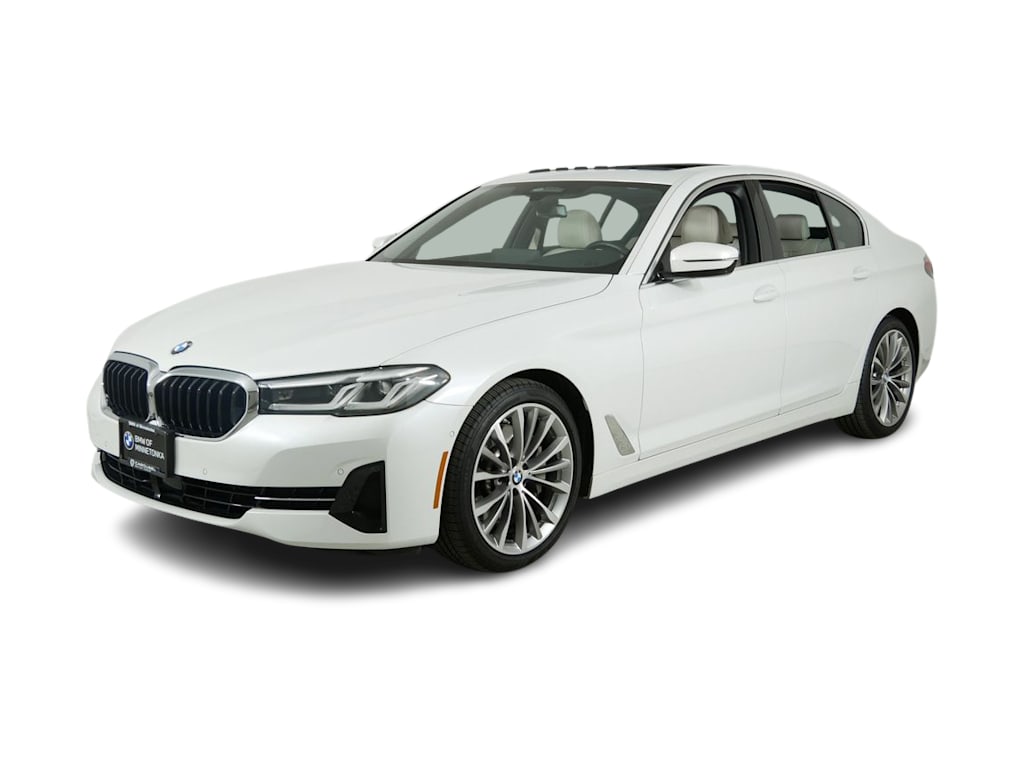 Certified 2021 BMW 5 Series 530i with VIN WBA13BJ09MWX27045 for sale in Wayzata, Minnesota
